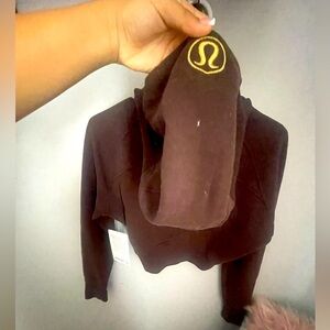 LuluLemon crop hoodie